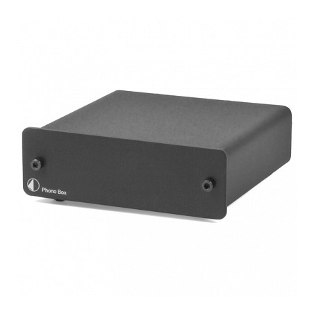 Przedwzmacniacz phono MM/MC z wyjściem liniowym PHONO BOX (DC) BLACK