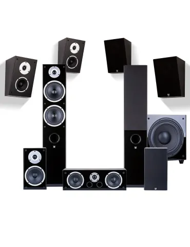 Kino domowe - zestaw 5.1.4: RAPTOR 7/1/X/X/VOCAL + SUB-10