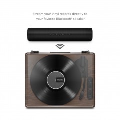 Bezprzewodowy gramofon z obsługą bluetooth®️ i wbudowanymi głośnikami stereo LUXE LP