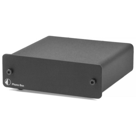 Przedwzmacniacz phono MM/MC z wyjściem liniowym PHONO BOX (DC) BLACK  - outlet - GLO 123060