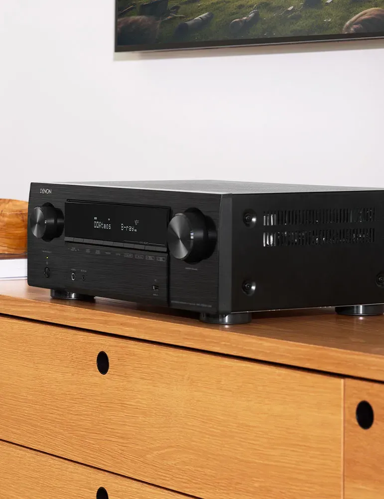 Denon AVR-X1800H DAB | Amplituner 8K i dźwięk 3D | DENON