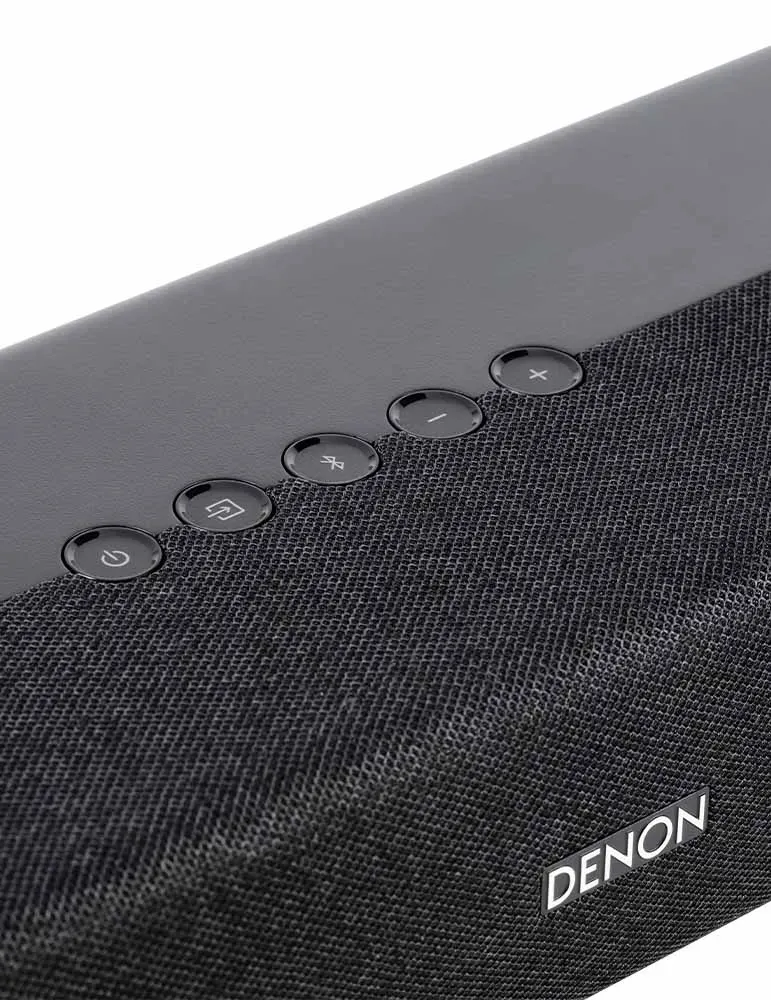 DENON DHT-S218 サウンドバー ブラックたむ デノンの大人気サウンドバーがさらにいい音になった！「DHT-S218