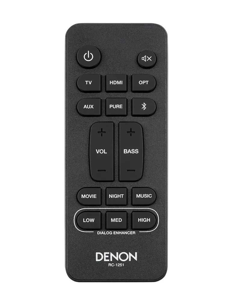 DENON DHT-S218 サウンドバー 2024年製 Soundbar Denon DHT-S218 | Dolby Atmos | Wbudowane subwoofery