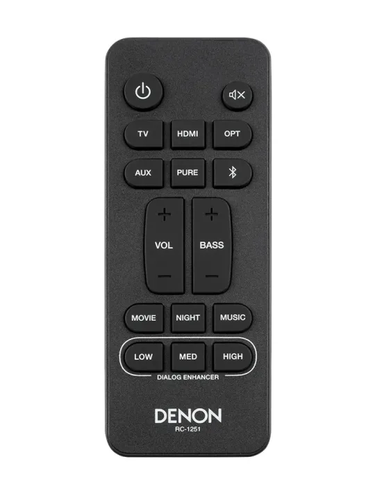 Soundbar Denon DHT-S218 | Dolby Atmos | Wbudowane subwoofery