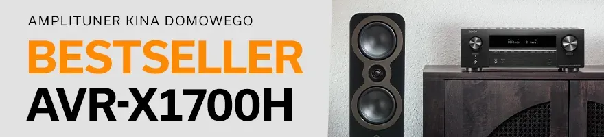 Zestawy stereo i kina domowego | Denon AVR-X1700H, amplitunery, głośniki