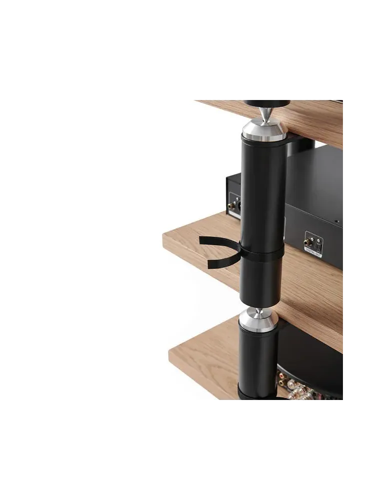 NORSTONE Norstone Copenhagen Module 2 — Moduł stolika Hi-Fi, dąb/czarny, 26 cm
