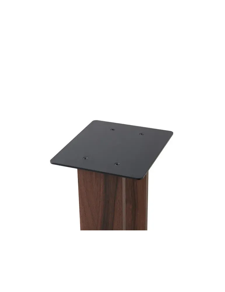 NORSTONE Norstone Alva Plus Walnut/Black — Eleganckie podstawki głośnikowe 68 cm