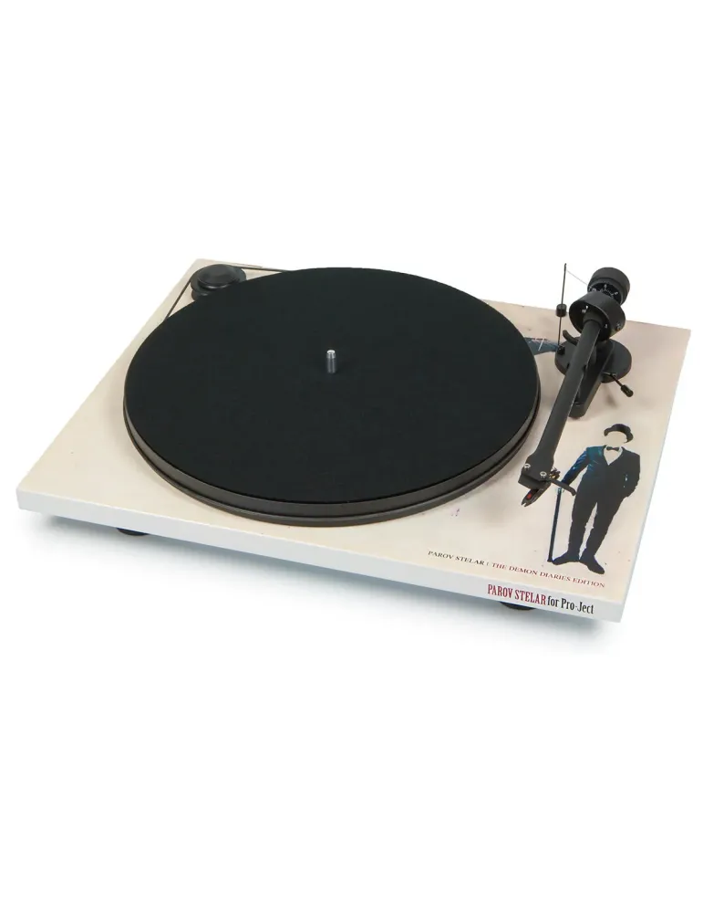PRO-JECT AUDIO SYSTEMS GRAMOFON PRO-JECT ART - ESSENTIAL II BIAŁY, WKŁADKA ORTOFON OM5e - OUTLET - GLO