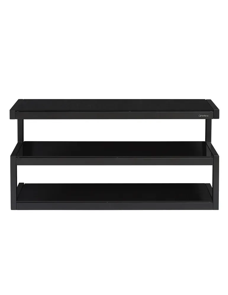 NORSTONE Norstone Esse AV — Stolik RTV/Hi-Fi 110 cm, 3 półki, nośność 80/50 kg