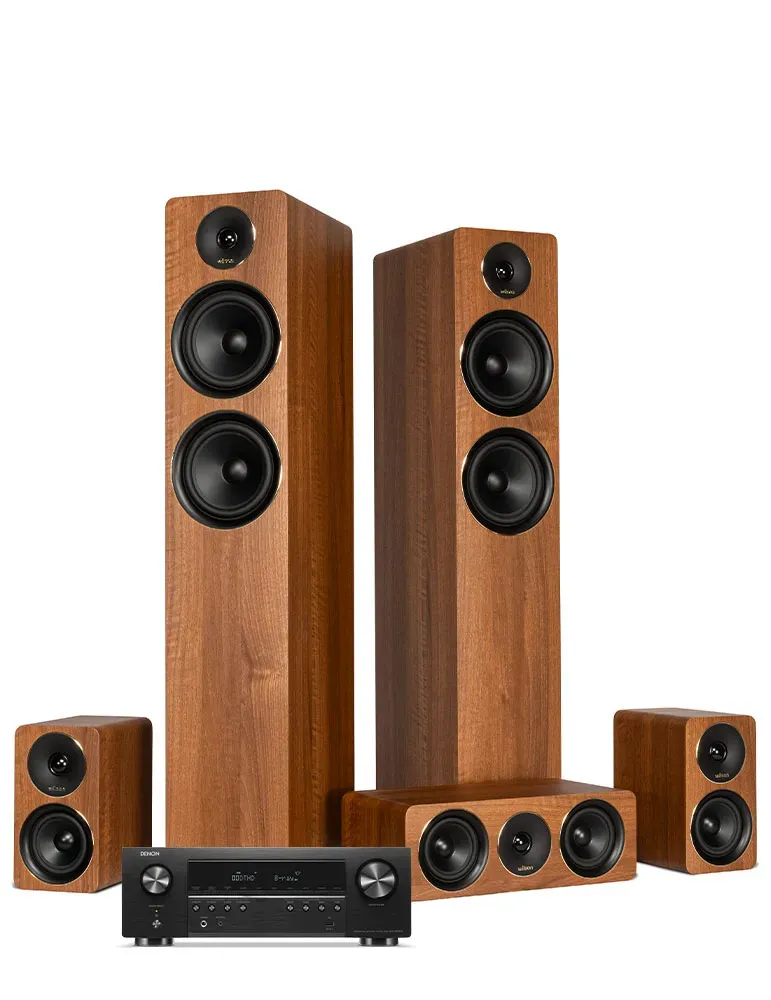 DENON Zestaw kina domowego 5.0: Denon AVC-S670H + Wilson SCENIX