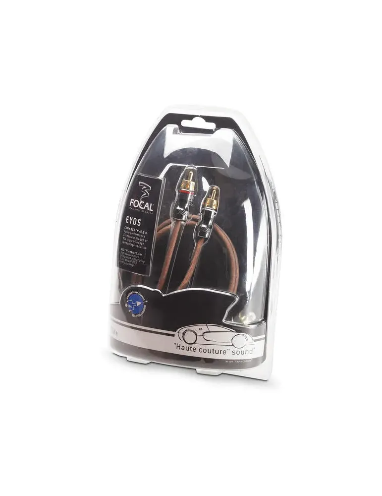FOCAL CAR Focal Car EY 05 — Profesjonalny kabel RCA typu Y premium do wzmacniaczy
