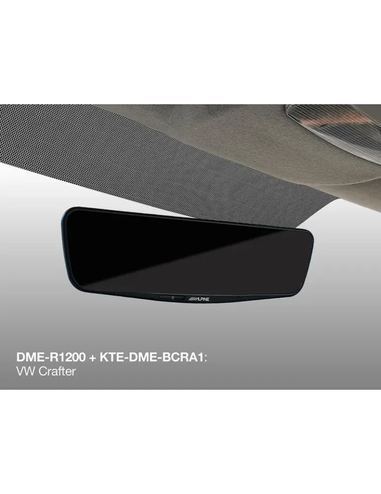 ALPINE Zestaw Alpine KTE-DME-BCRA1 — Montaż lusterka DME-R1200 VW Crafter/MAN TGE