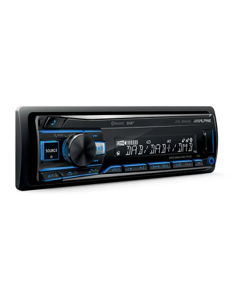 ALPINE Alpine UTE-204DAB — Radio samochodowe USB/Bluetooth z DAB+ i FLAC