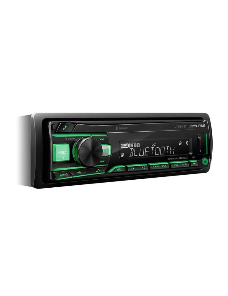 ALPINE Alpine UTE-201BT — Radio samochodowe USB/Bluetooth z 4x50W