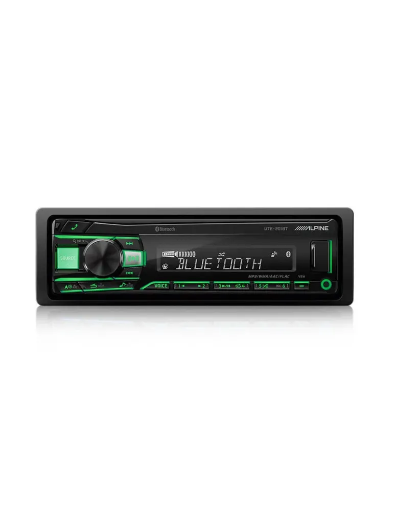 ALPINE Alpine UTE-201BT — Radio samochodowe USB/Bluetooth z 4x50W