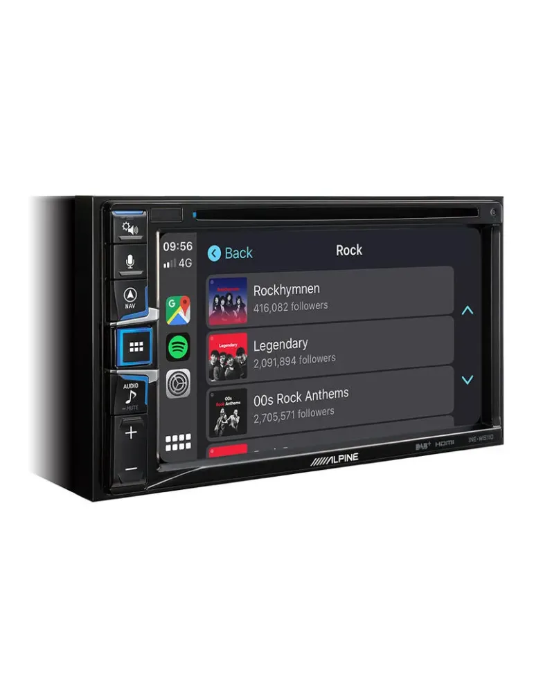 ALPINE Alpine INE-W611DC — Stacja multimedialna z Apple CarPlay i Android Auto