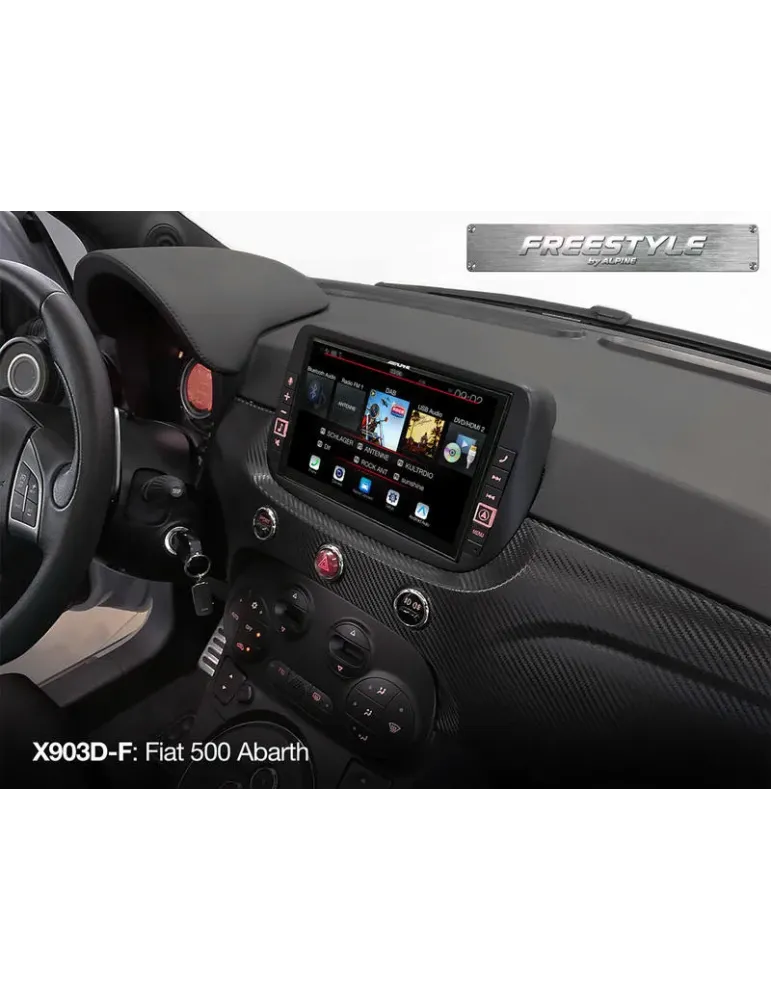 ALPINE Alpine X903D-F — Profesjonalna nawigacja z Apple CarPlay i DAB+