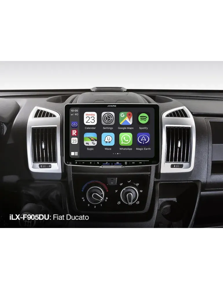 ALPINE Alpine ILX-F905DU — Profesjonalna stacja multimedialna z CarPlay i Android Auto