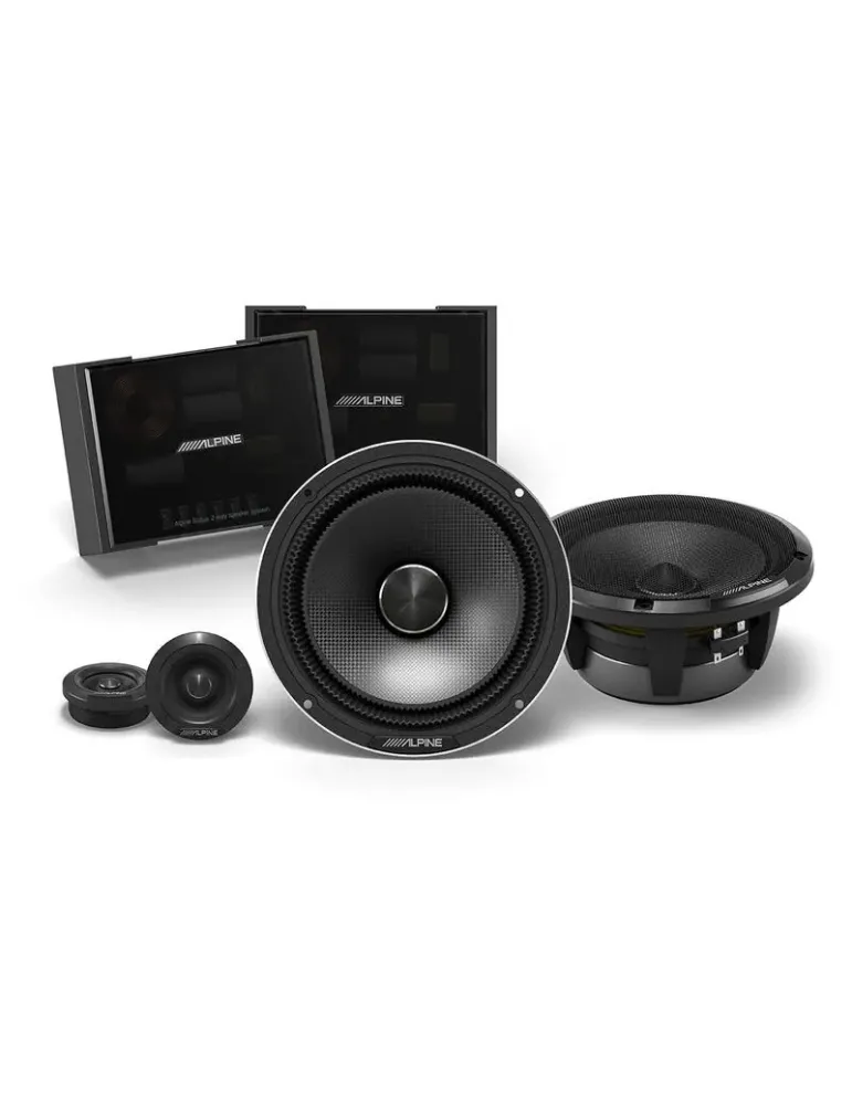 ALPINE Zestaw Alpine HDZ-65CS — Płaskie głośniki dwudrożne 6½" dla audiofilów