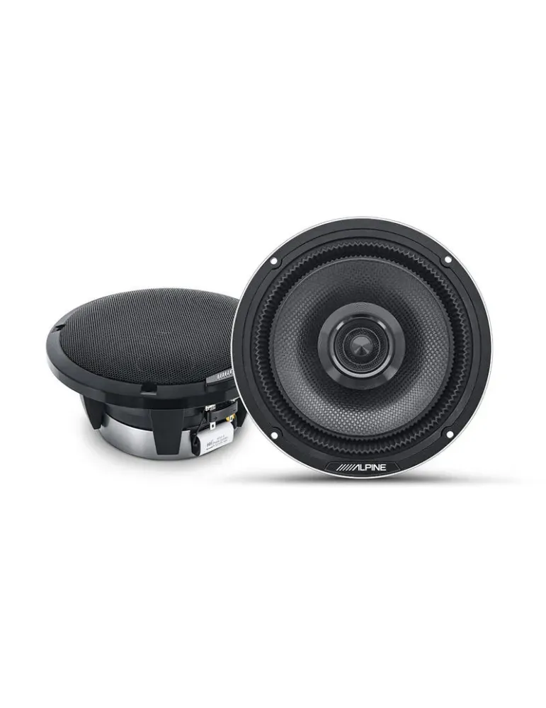 ALPINE Alpine HDZ-65 — Głośniki coaxialne 6½" z Hi-Res Audio do samochodu