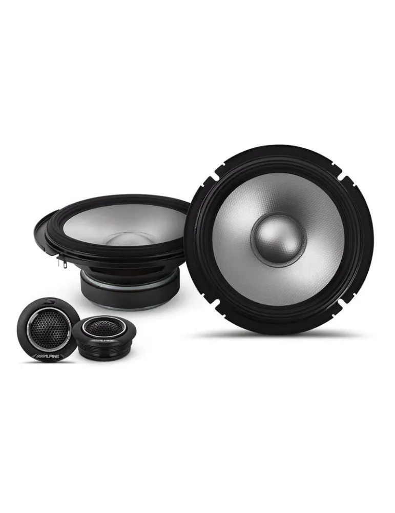 ALPINE Zestaw Alpine S2-S65C — Głośniki dwudrożne 16,5 cm z technologią HAMR