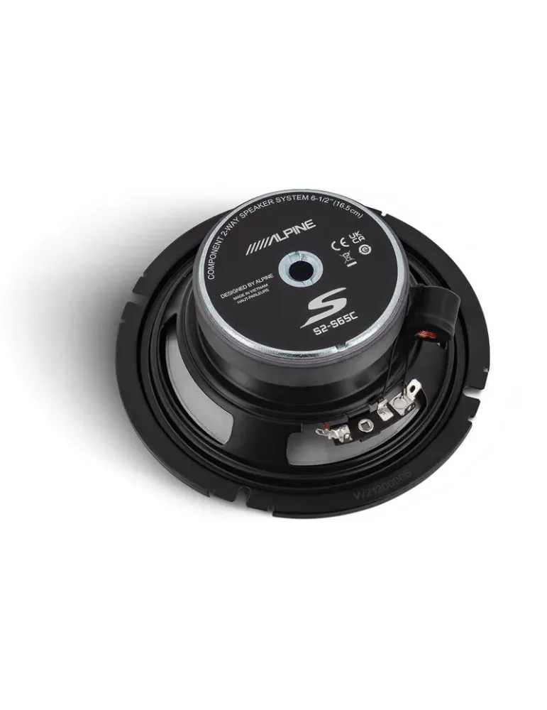 ALPINE Zestaw Alpine S2-S65C — Głośniki dwudrożne 16,5 cm z technologią HAMR