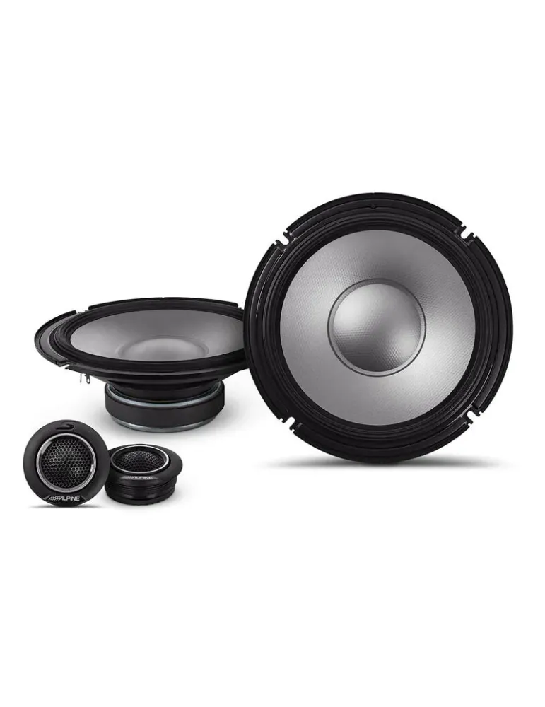 ALPINE Zestaw Alpine S2-S80C — Profesjonalne głośniki dwudrożne 8" do auta