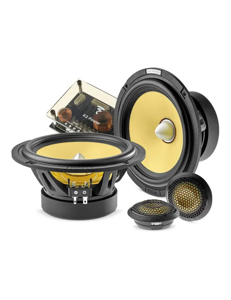 FOCAL CAR Zestaw Focal Car ES 165 K2E — Profesjonalne głośniki samochodowe 6½"