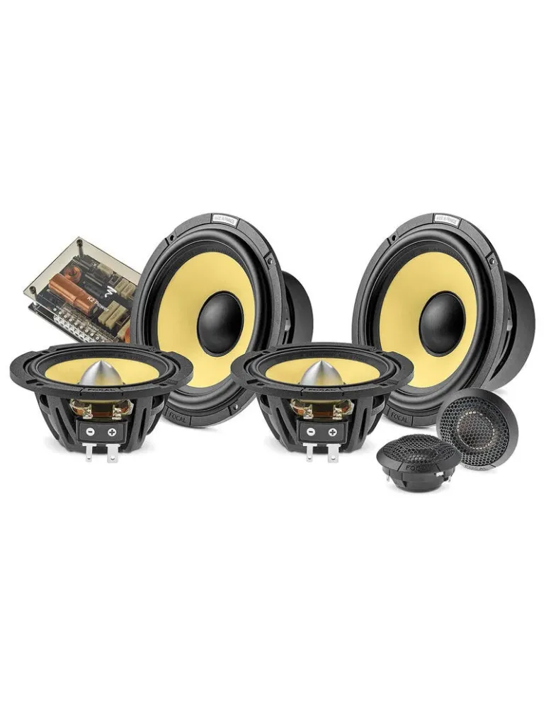 FOCAL CAR Zestaw Focal Car ES 165 KX3E — Głośniki trójdrożne 16,5 cm do auta