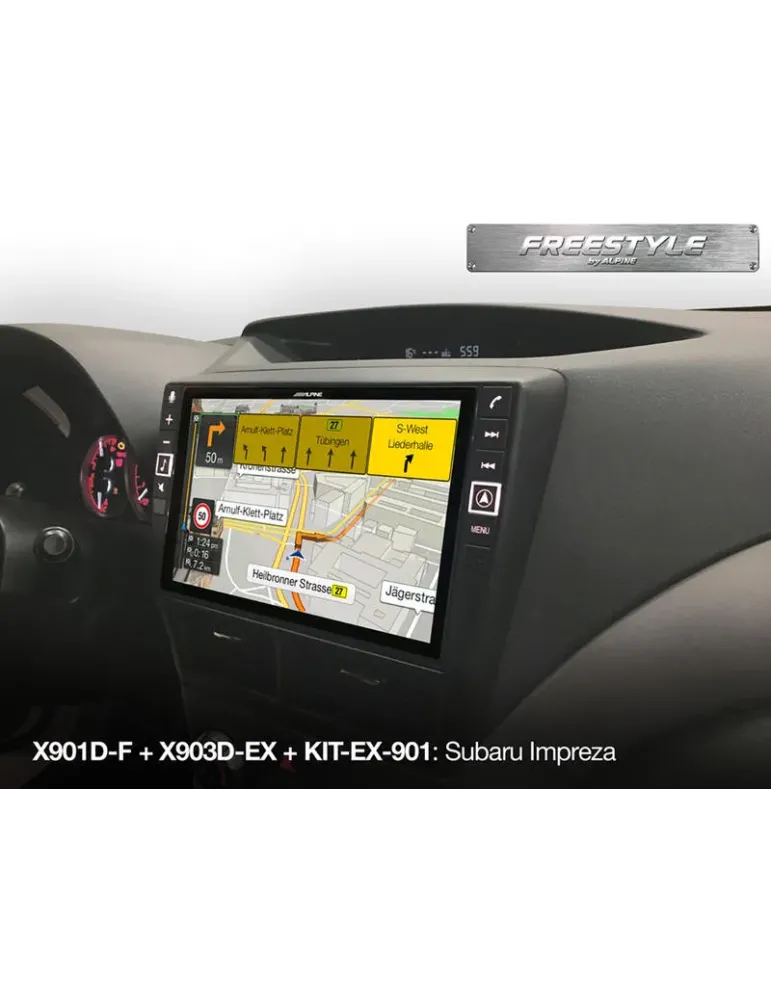 ALPINE Alpine X903D-EX — Media-box do Alpine Style 1. gen. z CarPlay i Android Auto