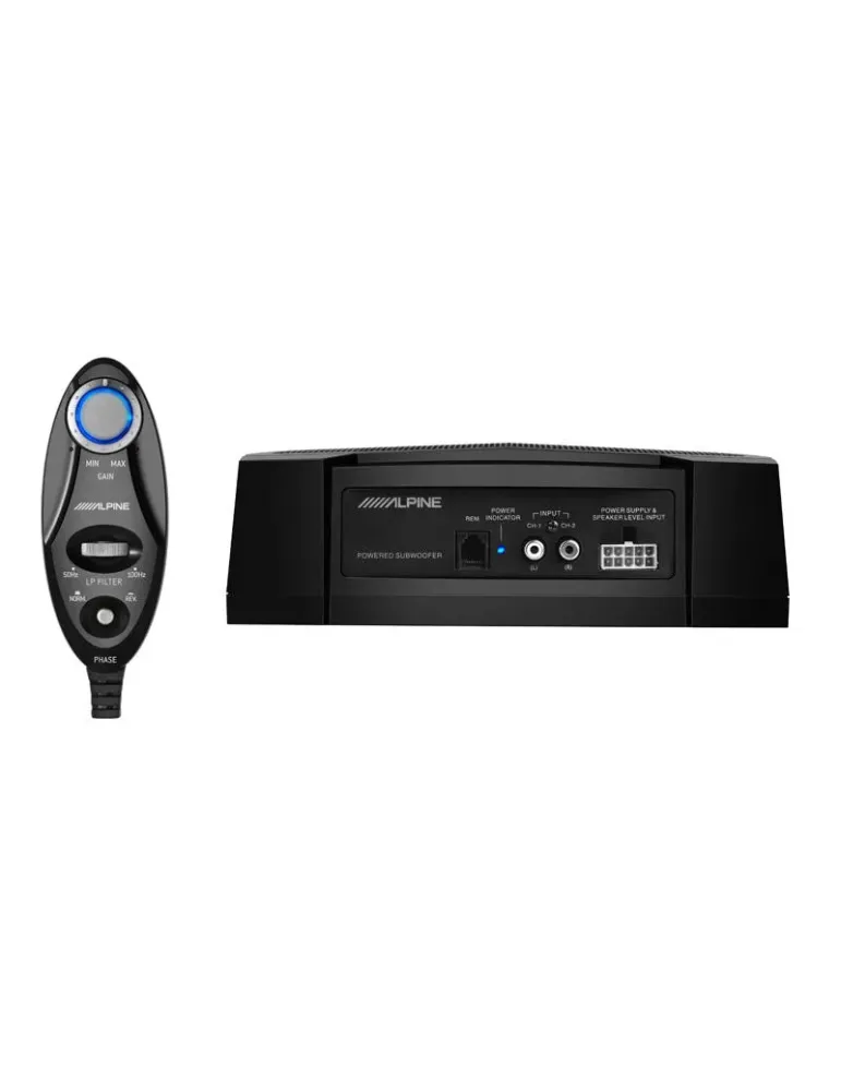 ALPINE Alpine PWE-V80 — Subwoofer aktywny 8" 160W z filtrem niskich częstotliwości