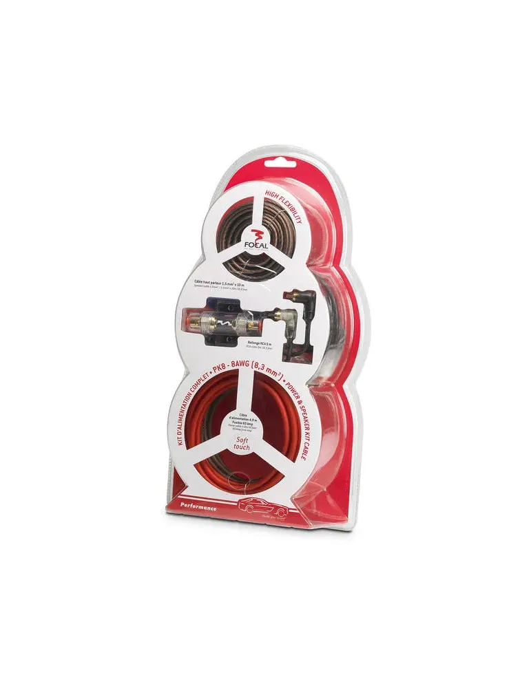 FOCAL CAR Zestaw Focal Car PK 8 — Profesjonalny zestaw instalacyjny do auta