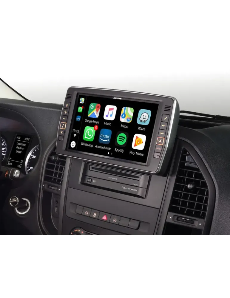 ALPINE Alpine X903D-V447 — Stacja nawigacyjna 9" z CarPlay i DAB+ do Mercedes Vito