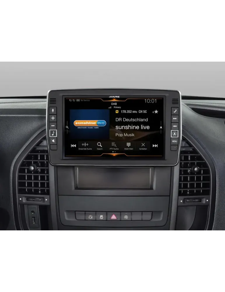 ALPINE Alpine X903D-V447 — Stacja nawigacyjna 9" z CarPlay i DAB+ do Mercedes Vito