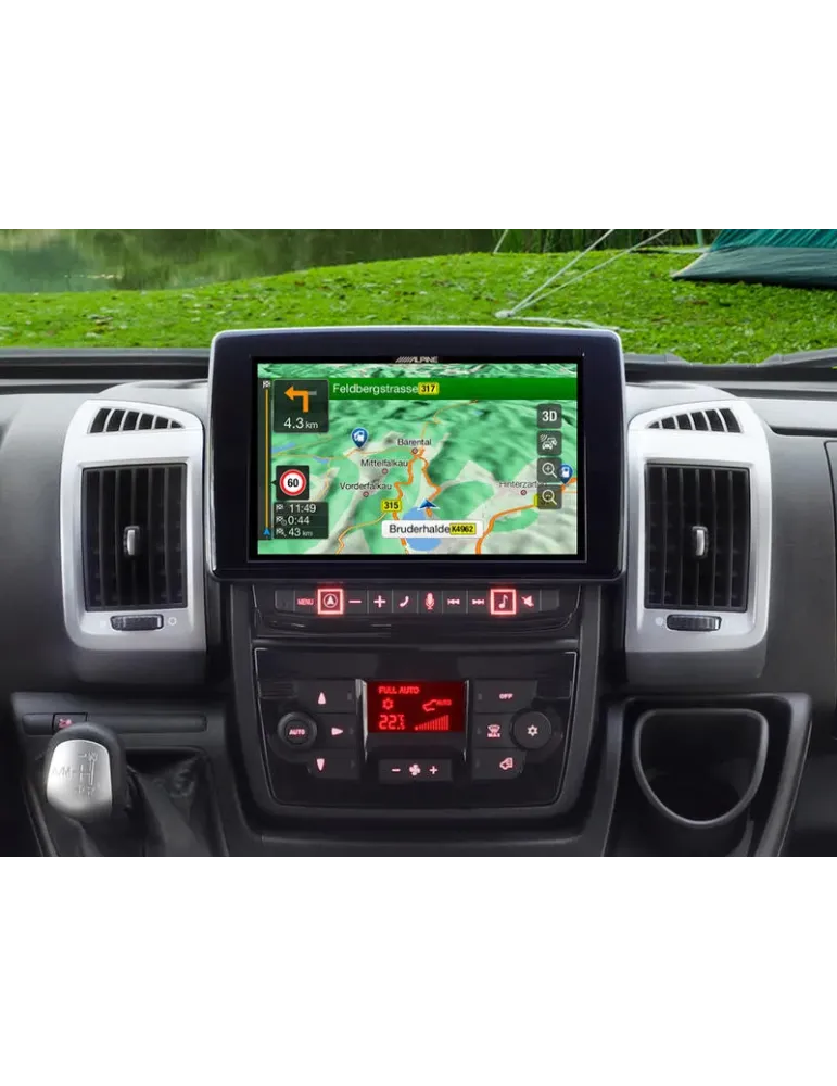 ALPINE Alpine X903D-DU — Stacja multimedialna 9" z DAB+ i CarPlay dla Ducato/Jumper/Boxer