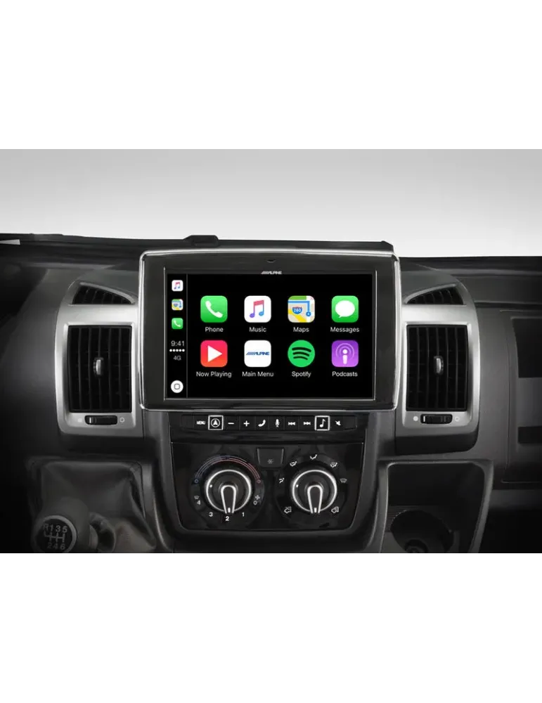 ALPINE Alpine X903D-DU — Stacja multimedialna 9" z DAB+ i CarPlay dla Ducato/Jumper/Boxer
