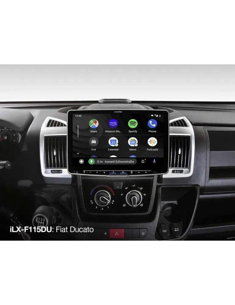 ALPINE Alpine ILX-F115DU — Stacja multimedialna z DAB+ i CarPlay
