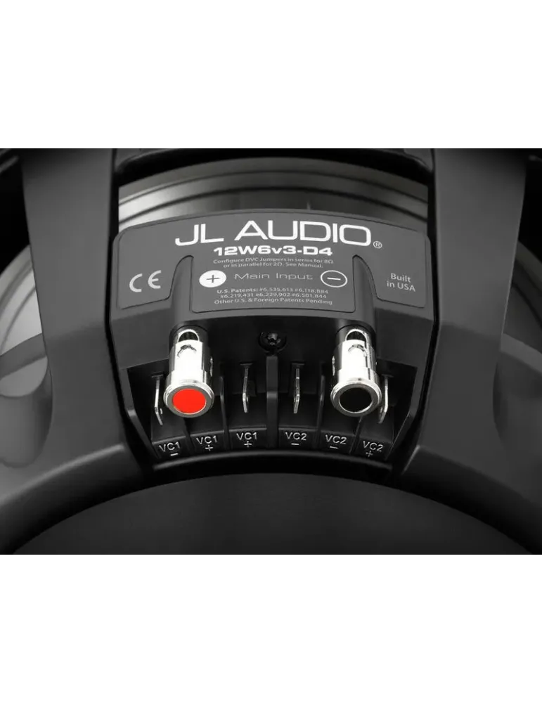 JL AUDIO JL Audio 12W6v3-D4 — Subwoofer 12" 600W RMS do samochodu
