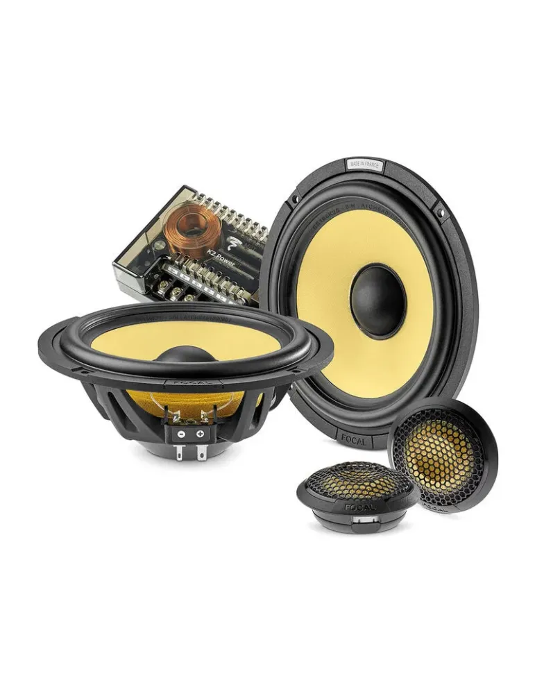 FOCAL CAR Zestaw Focal Car ES 165 K2S — Głośniki dwudrożne slim 16,5 cm do auta