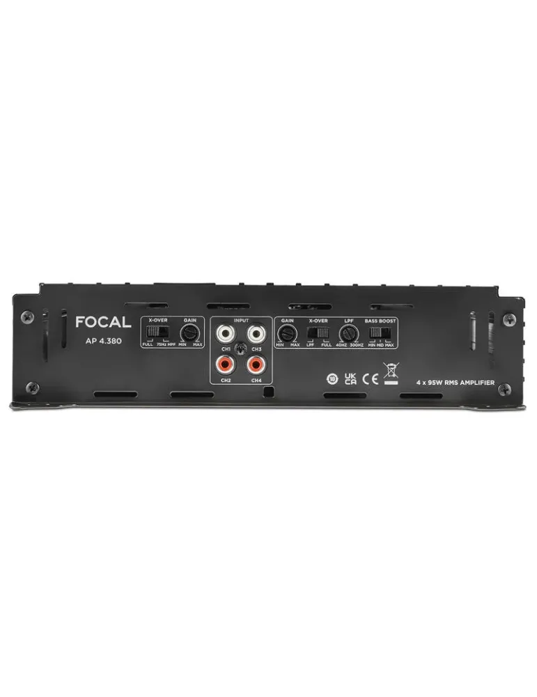 FOCAL CAR Focal Car AP 4.380 — Profesjonalny wzmacniacz 4-kanałowy do auta