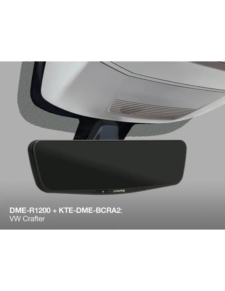 ALPINE Zestaw Alpine KTE-DME-BCRA2 — Montaż lusterka cyfrowego VW Crafter/ MAN TGE