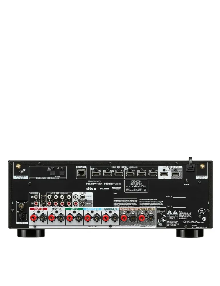 DENON Zestaw Denon AVR-X2800H + Wilson Scenix — Kino domowe 5.0 z Bluetooth