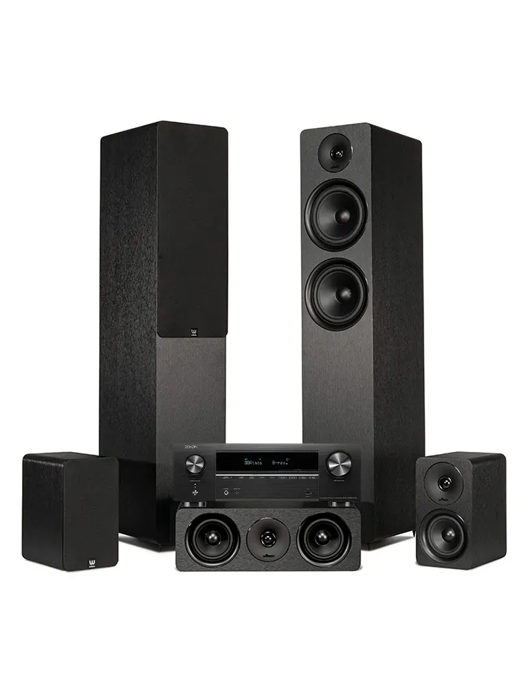 DENON Zestaw Denon AVR-X1800H DAB + Wilson SCENIX — Kino domowe 5.0 z Bluetooth