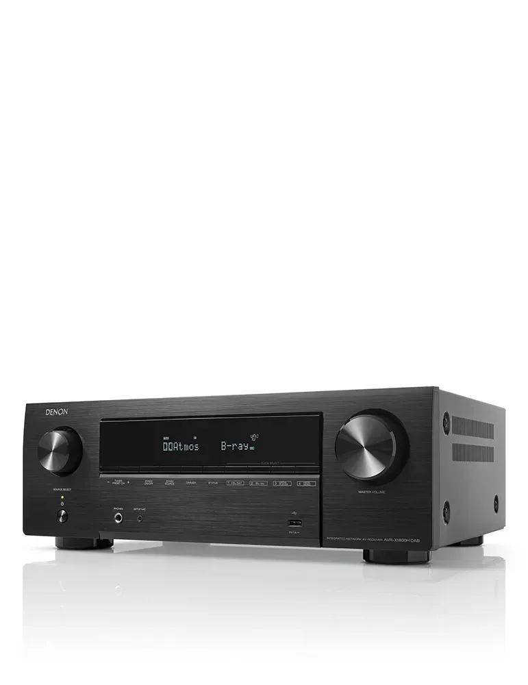 DENON Zestaw Denon AVR-X1800H DAB + Wilson SCENIX — Kino domowe 5.0 z Bluetooth