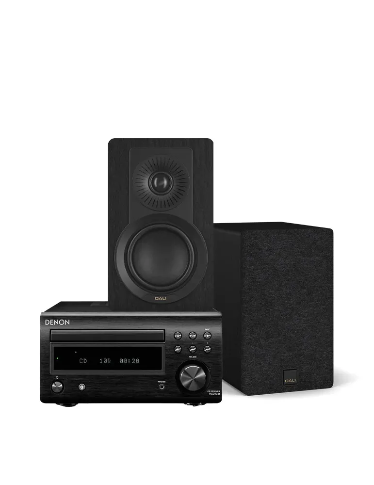 DENON Zestaw stereo Denon RCD-M41 + Dali Kupid — Bluetooth, USB, 2x30W