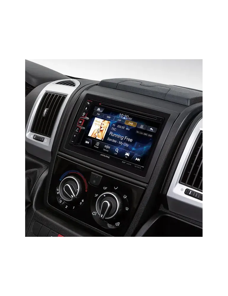 ALPINE Alpine INE-W611DU — Stacja multimedialna do kampera z CarPlay i Android Auto