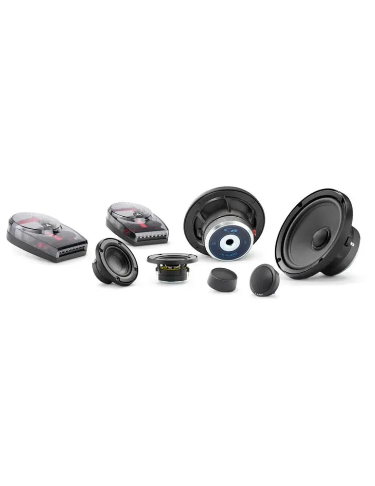 JL AUDIO JL Audio C6-653 — Trójdrożny system głośników komponentowych 6,5" do samochodu