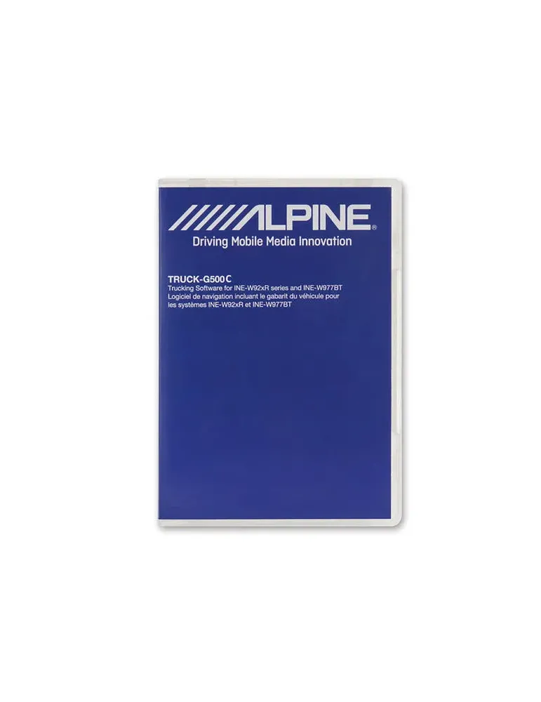 ALPINE Alpine Truck-G500C — Oprogramowanie audio do ciężarówek INE-W987D/X800D