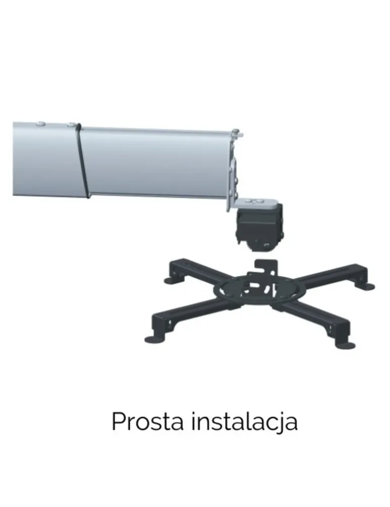 SUPREMA SCREEN Suprema Spider Wall 6090 — Uchwyt ścienny do projektora z regulacją i prowadzeniem kabli