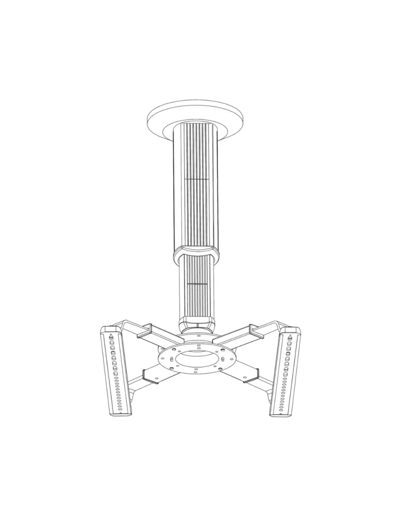 SUPREMA SCREEN Suprema Spider HD 3040 — Uchwyt sufitowy do projektora 25kg z obrotem 360°